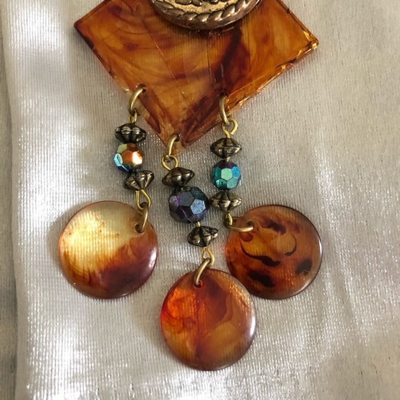 Long Clip on earrings - Picture 2 of 5